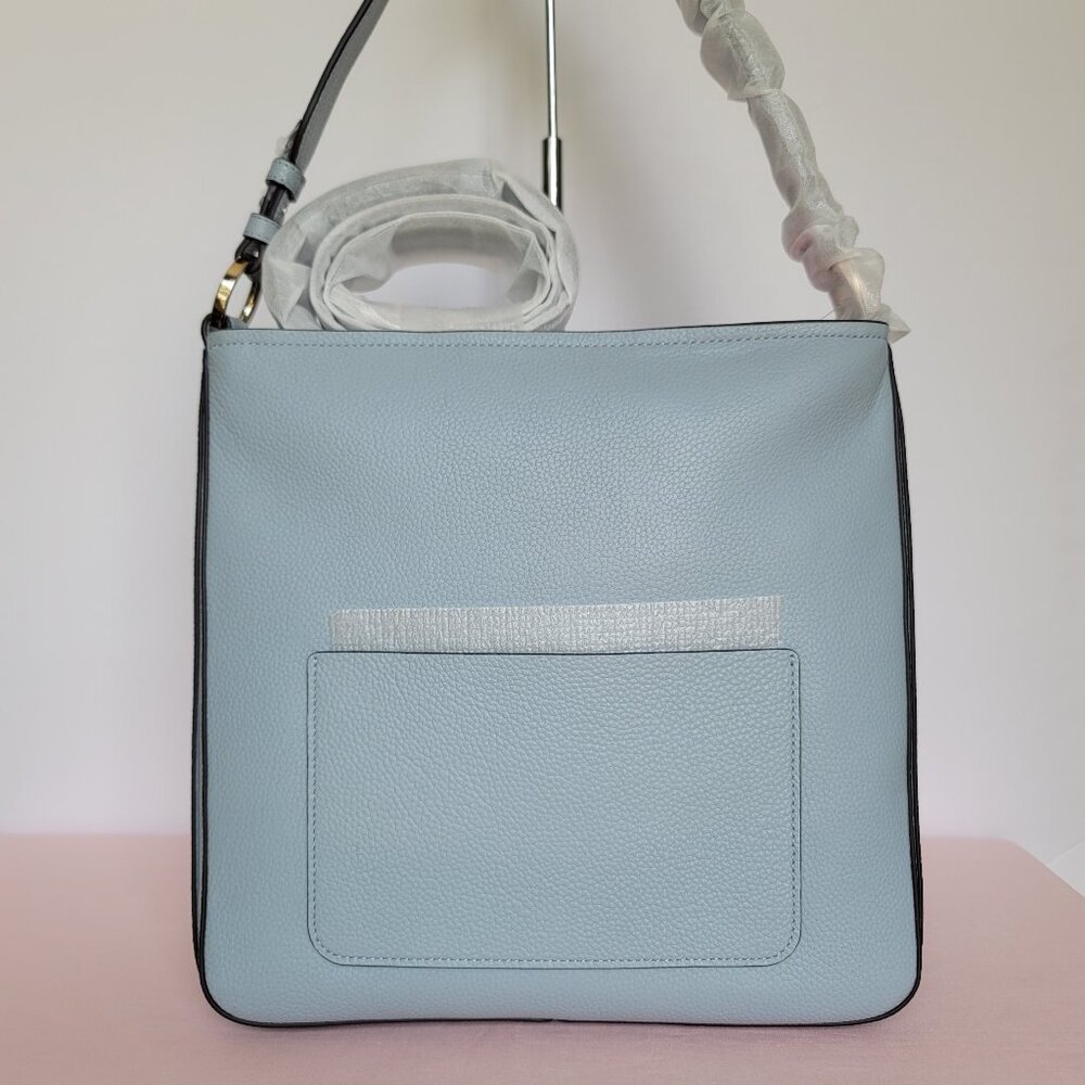 KATE SPADE Hudson Pebbled Leather Large Hobo Bag- Ocean Beach color 🎈$198.⭐ - Picture 7 of 16